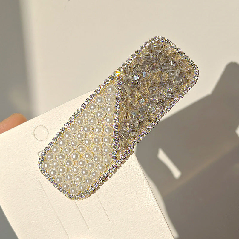 Wholesale Pearl Crystal Splicing Hair Clips